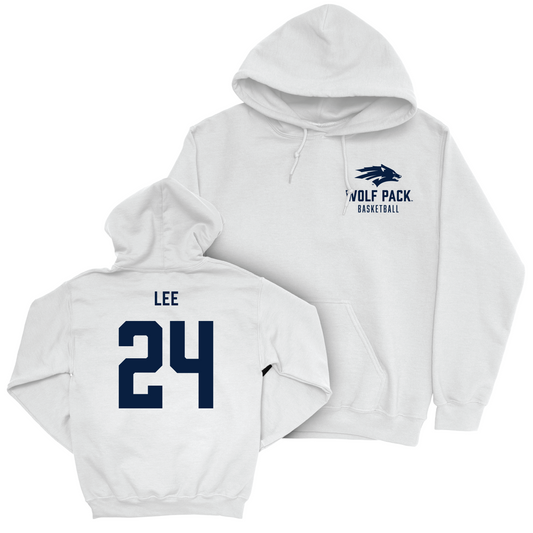 Nevada Women's Basketball White Logo Hoodie - Kennedy Lee Youth Small