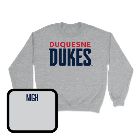 Duquesne Swim & Dive Sport Grey Lock Crew - Kendall Nigh