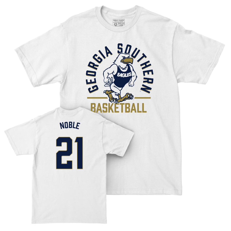 Georgia Southern Women's Basketball White Classic Comfort Colors Tee  - Ashantay Noble