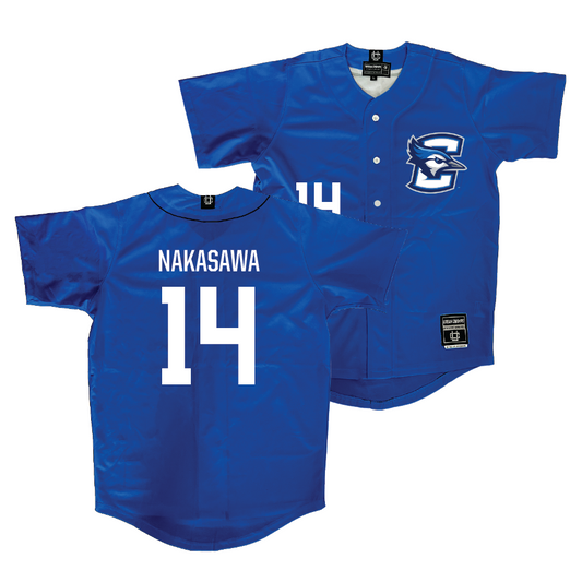 Creighton Softball Blue Jersey - Kenzie Nakasawa