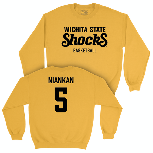 Wichita State Women's Basketball Gold Shocks Crew  - Ornella Niankan