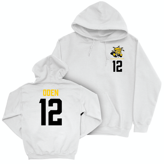 Wichita State Women's Bowling White Logo Hoodie  - Aleesha Oden