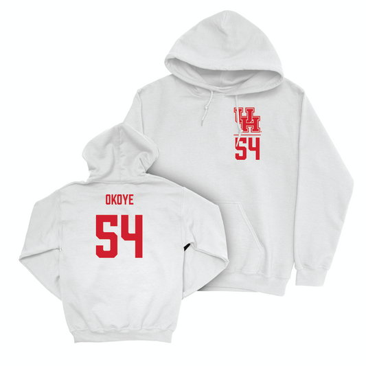 Houston Football White Logo Hoodie  - Blake Okoye