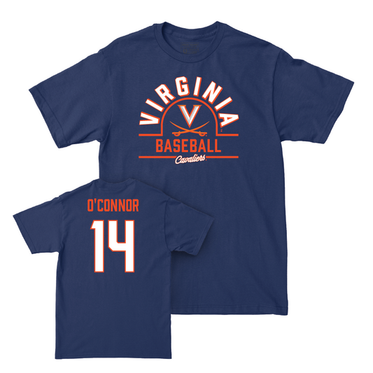 Virginia Baseball Navy Arch Tee  - Jack O’Connor