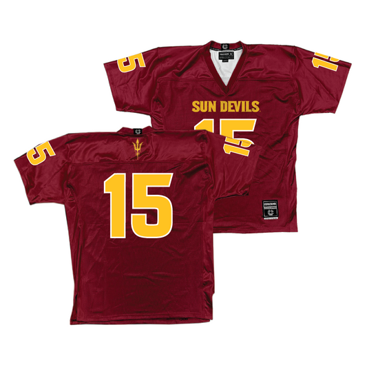 Arizona State Football Maroon Jersey  - Elijah O’Neal