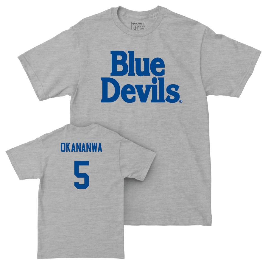 Sport Grey Women's Basketball Blue Devils Tee - Oluchi Okananwa