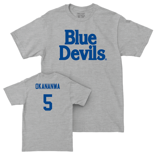 Sport Grey Women's Basketball Blue Devils Tee - Oluchi Okananwa