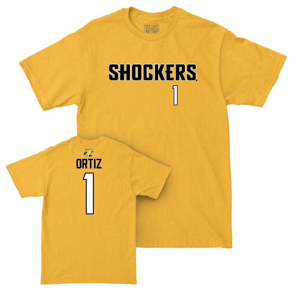 Wichita State Women's Basketball Gold Shockers Tee  - Kyleigh Ortiz