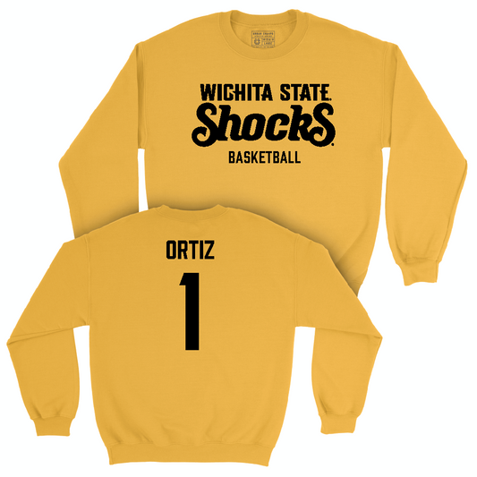 Wichita State Women's Basketball Gold Shocks Crew  - Kyleigh Ortiz