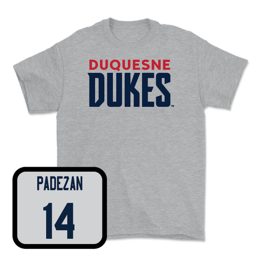 Duquesne Football Sport Grey Lock Tee - Tyler Padezan