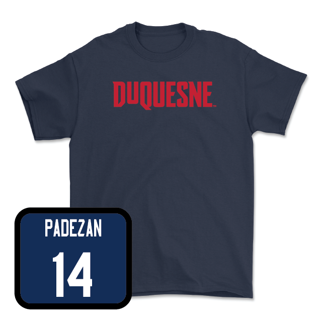 Duquesne Football Navy Duquesne Tee - Tyler Padezan