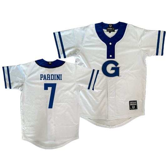 Georgetown Softball White Jersey   - Hollie Pardini