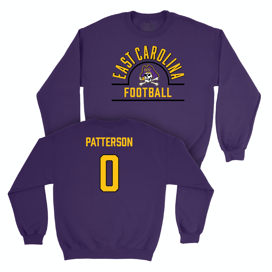 East Carolina Football Purple Arch Crew - Jhari Patterson