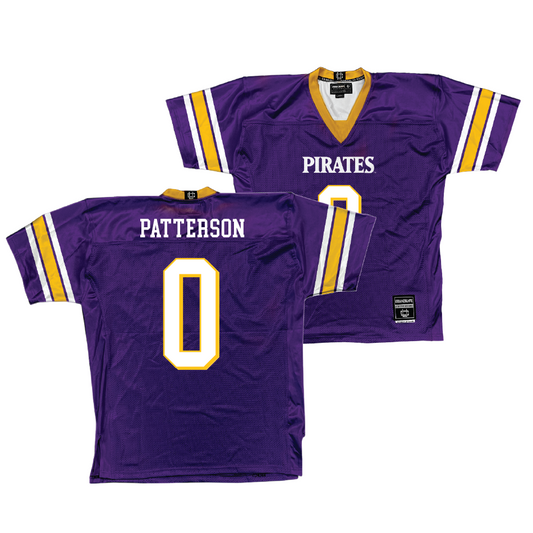 East Carolina Purple Football Jersey - Jhari Patterson