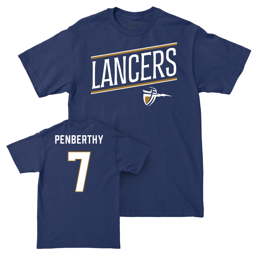 CBU Softball Navy Slant Tee   - Kate Penberthy