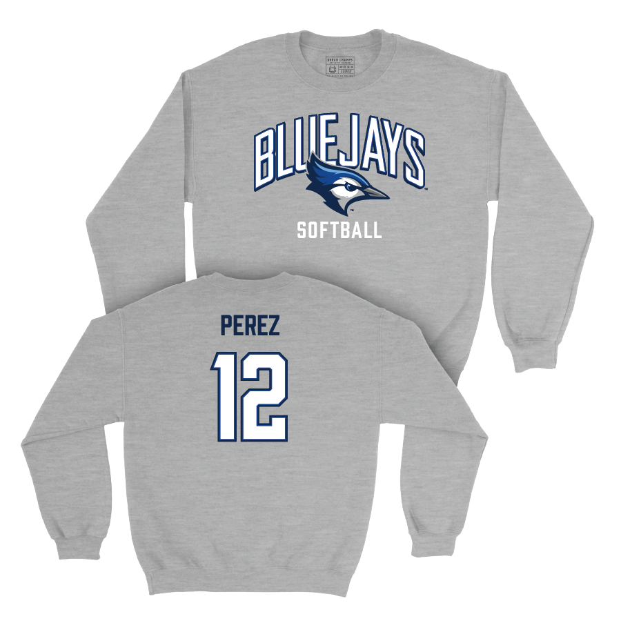 Creighton Softball Sport Grey Classic Crew  - Erika Perez