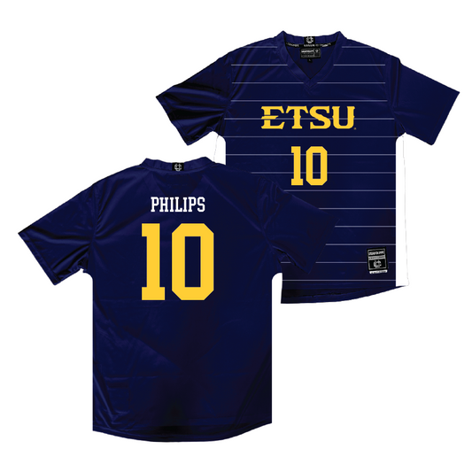 ETSU Women's Soccer Navy Jersey - Katie Philips