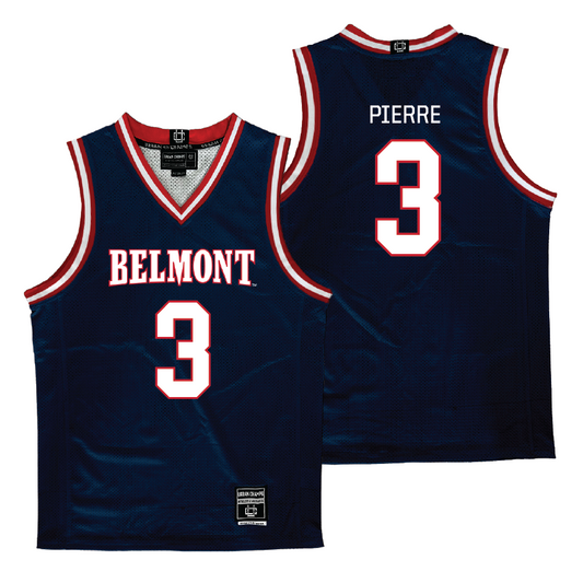 Belmont Men's Basketball Navy Jersey  - Jonathan Pierre