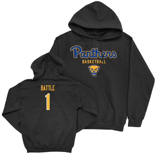 Pitt Women's Basketball Black Panthers Hoodie - Aaryn Battle Small