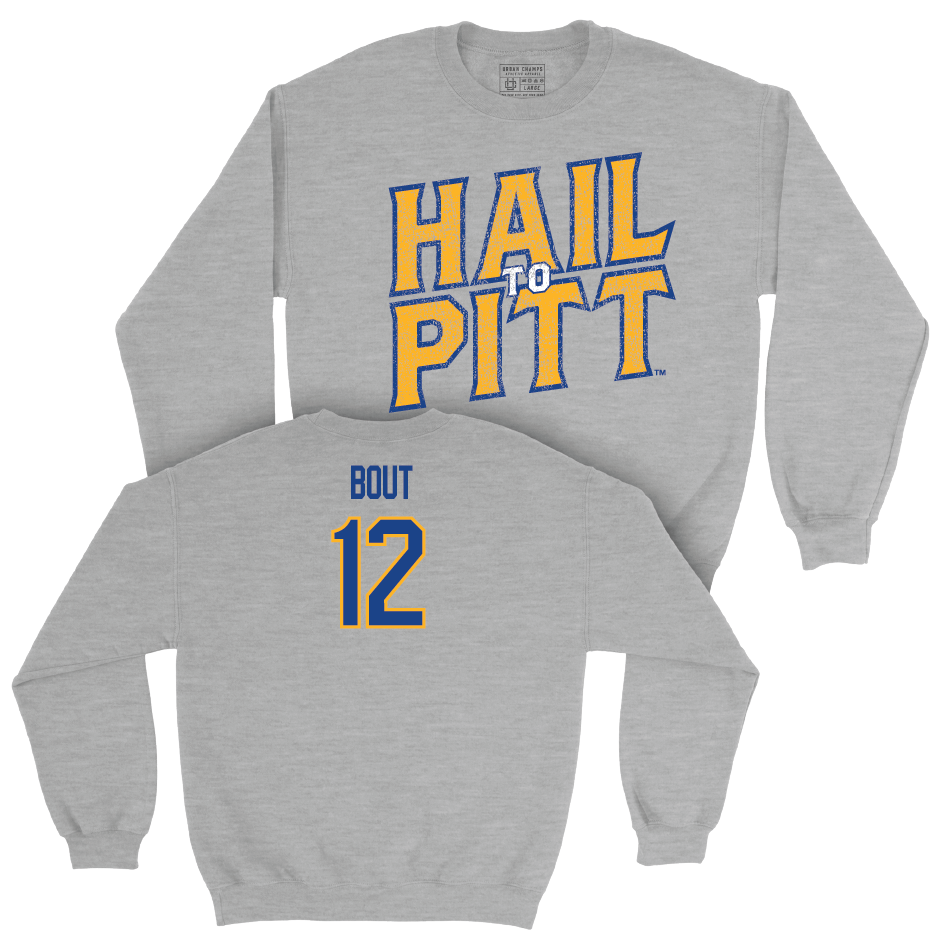 Pitt Women's Soccer Sport Grey H2P Crew - Anna Bout Small