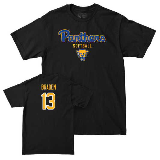 Pitt Softball Black Panthers Tee - Ahmari Braden Small