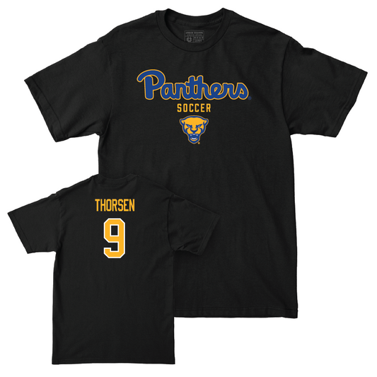 Pitt Men's Soccer Black Panthers Tee - Albert Thorsen Small