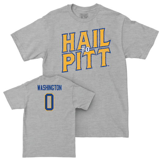 Pitt Women's Lacrosse Sport Grey H2P Tee - Ava Washington Small