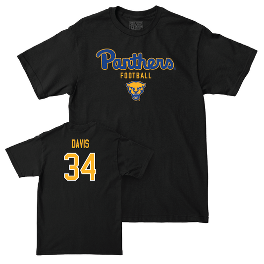 Pitt Football Black Panthers Tee - Derrick Davis Small