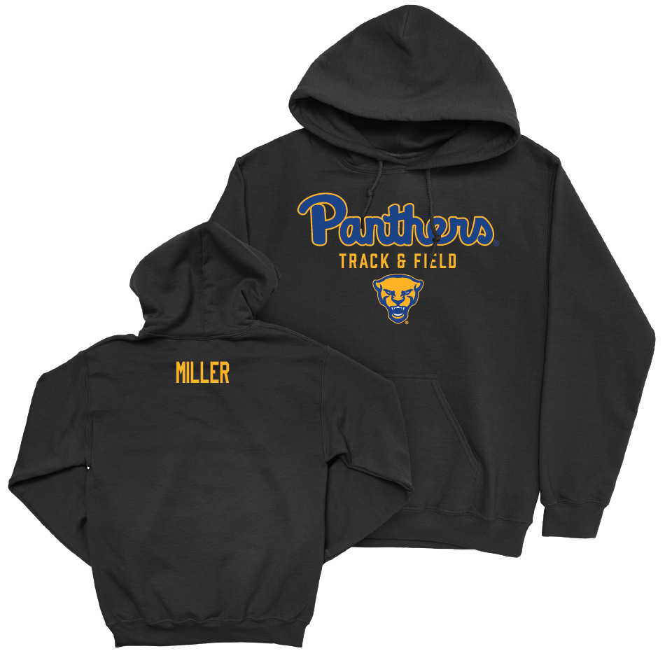 Pitt Men's Track & Field Black Panthers Hoodie - Jack Miller Small