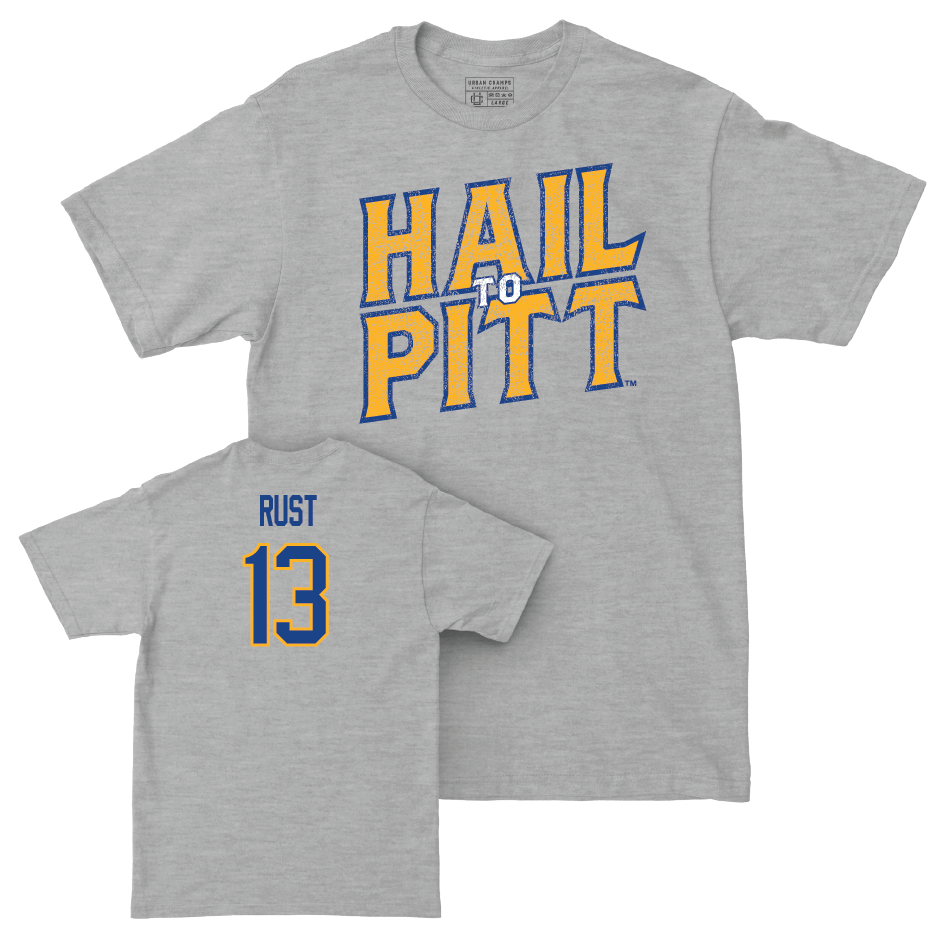 Pitt Women's Basketball Sport Grey H2P Tee - Lauren Rust Small