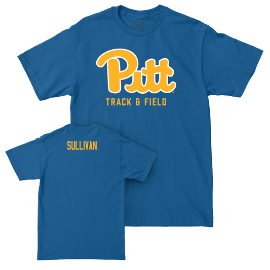 Pitt Women's Track & Field Blue Script Tee - Mackenzie Sullivan Small