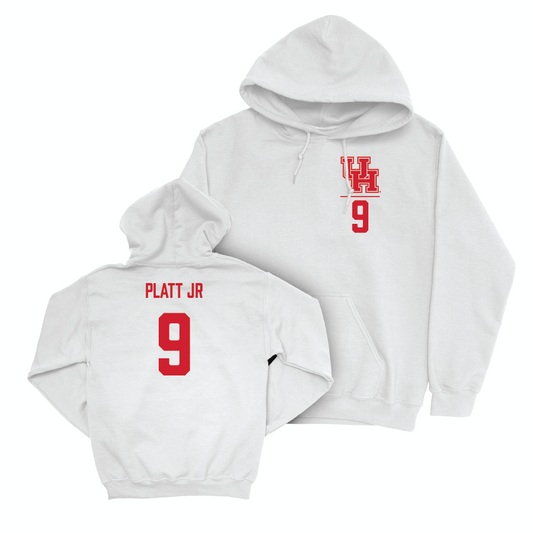 Houston Football White Logo Hoodie  - Corey Platt Jr