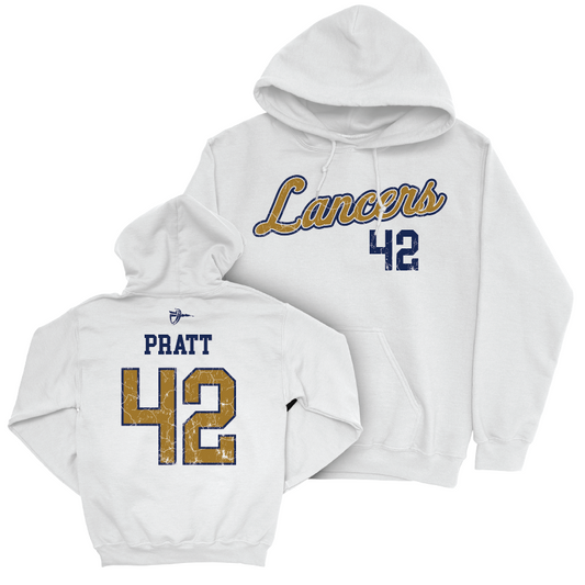 CBU Softball White Script Hoodie   - Bobbiann Pratt