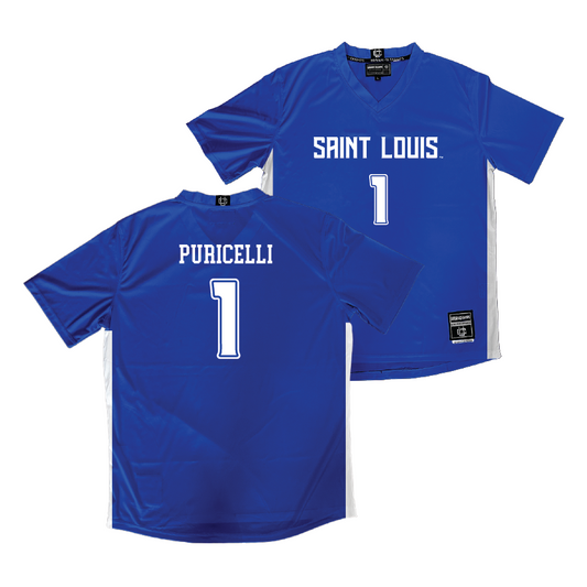 Saint Louis Women's Soccer Royal Jersey  - Emily Puricelli