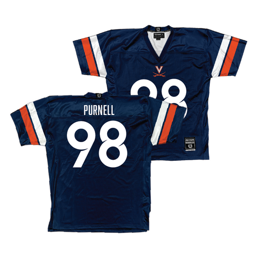 UVA Football Navy Jersey - Bryce Purnell | #98