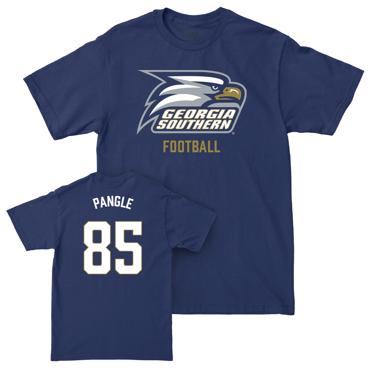 Georgia Southern Football Navy Staple Tee  - Brooks Pangle