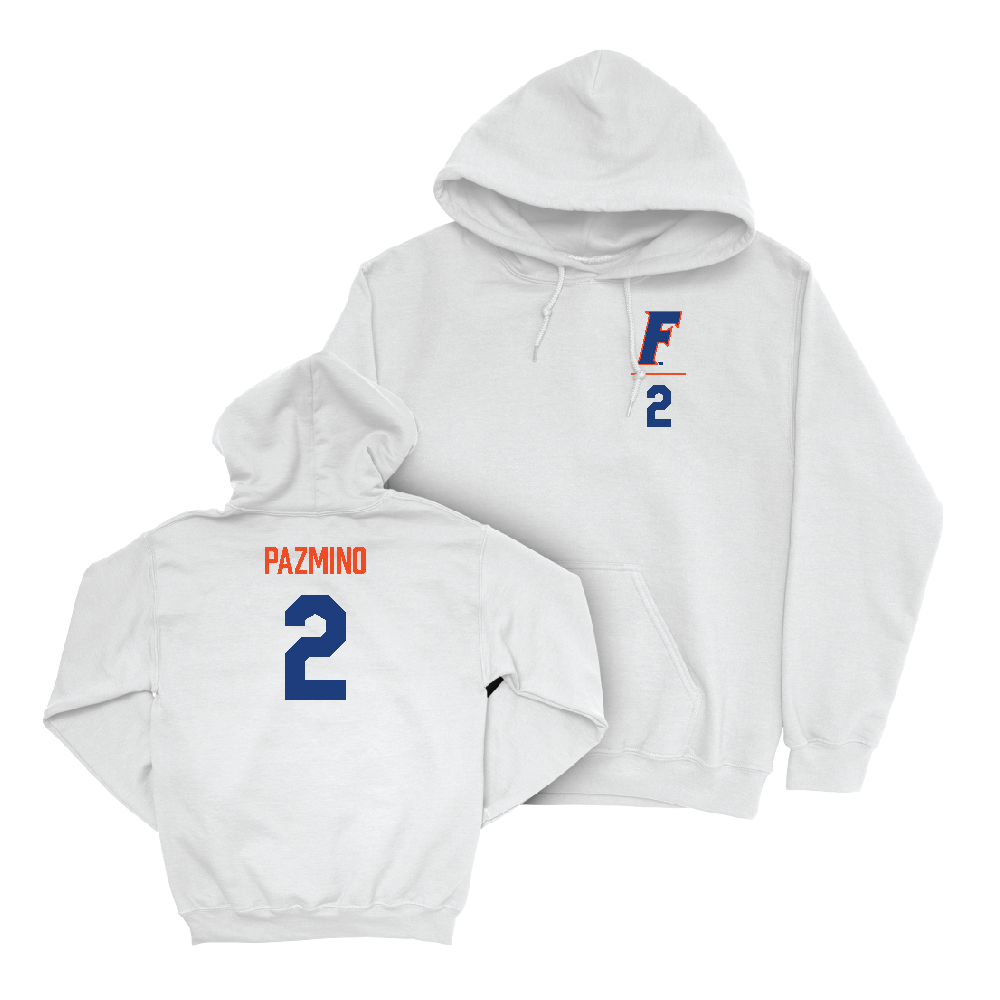 Florida Men's Basketball White Logo Hoodie  - Kevin Pazmino