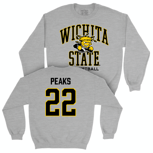 Wichita State Women's Basketball Sport Grey Classic Crew  - Jasmine Peaks