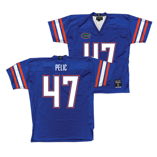 Florida Football Royal Jersey - Justin Pelic #47