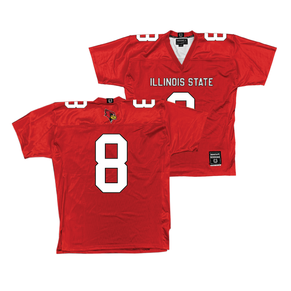 Illinois State Football Red Jersey - Beckham Pellant | #8