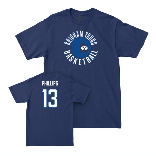 BYU Football Royal Wordmark Tee  - JoJo Phillips