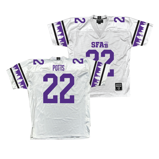 SFA Football White Jersey - Xavier Potts | #22