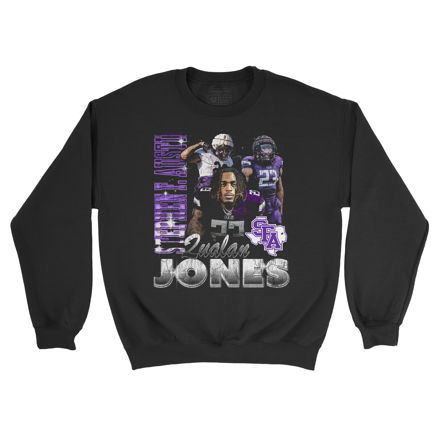 EXCLUSIVE RELEASE: Qualan Jones Graphic Black Crew