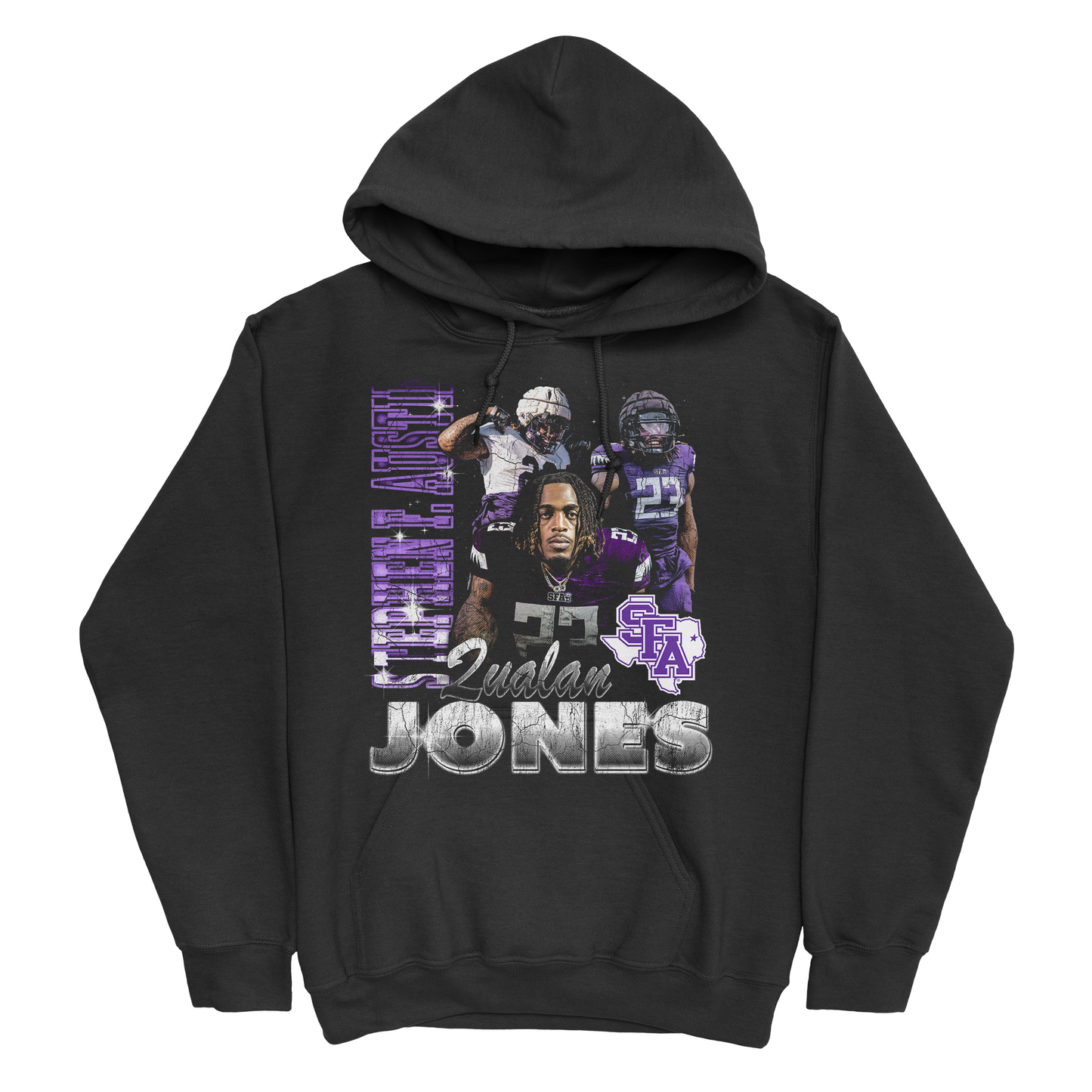 EXCLUSIVE RELEASE: Qualan Jones Graphic Black Hoodie