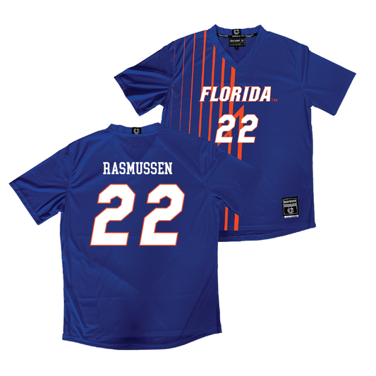 Florida Women's Soccer Royal Jersey - Oakley Rasmussen