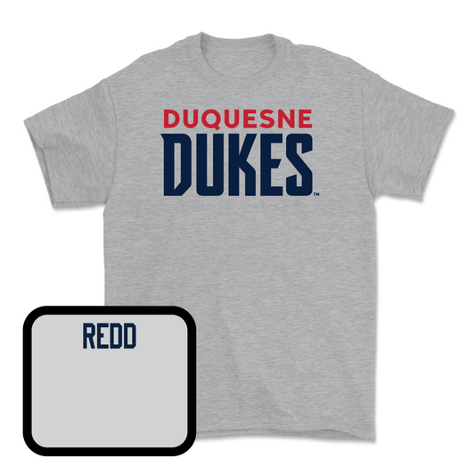 Duquesne Swim & Dive Sport Grey Lock Tee - Lydia Redd