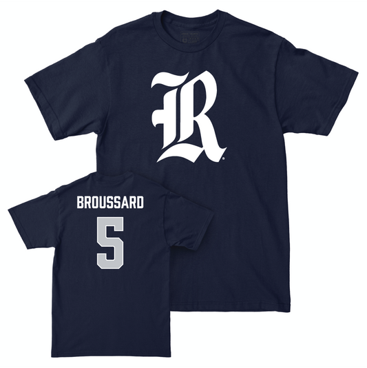 Rice Football Navy Legacy Tee - Ari Broussard Small