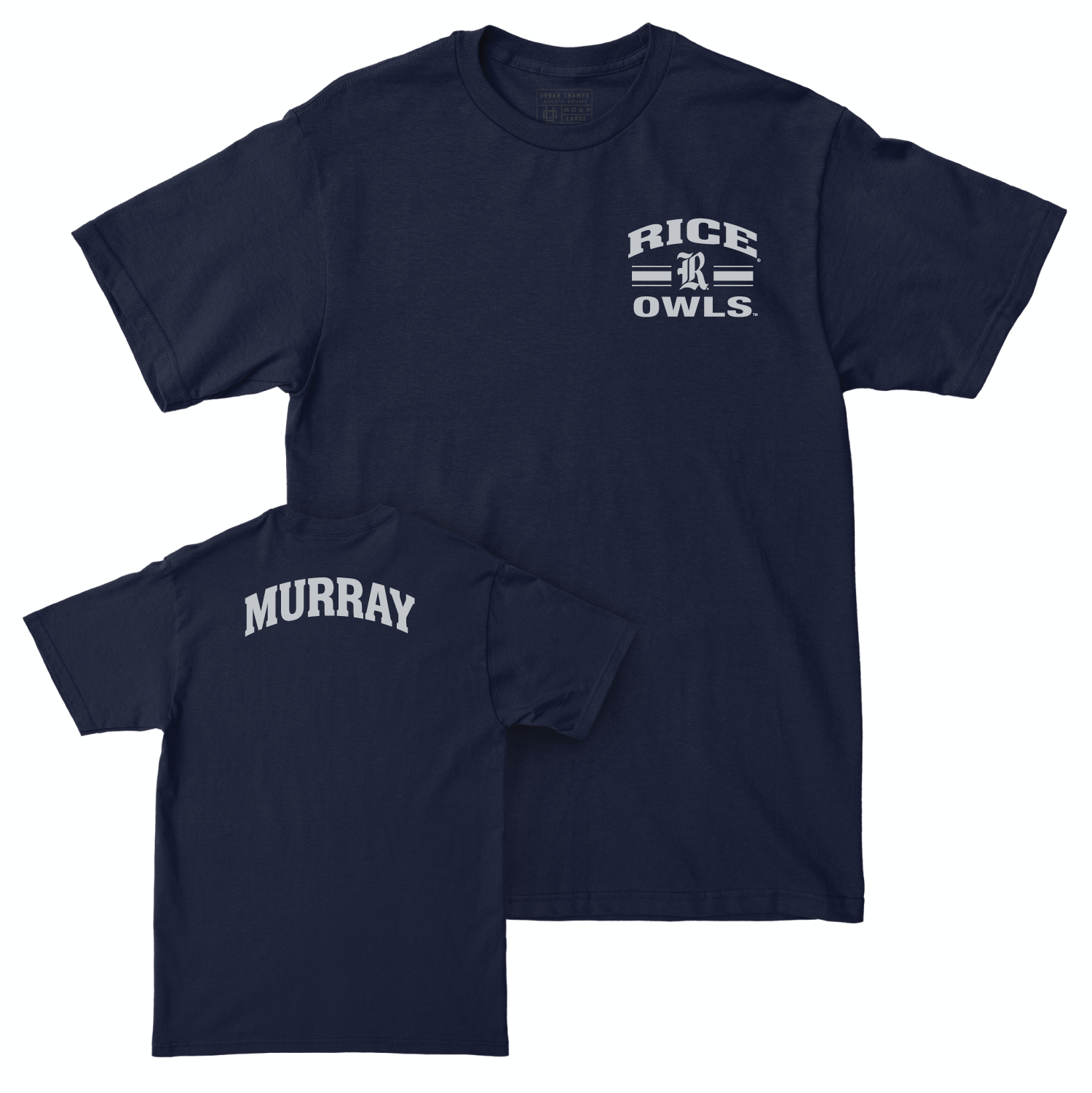 Rice Men's Track & Field Navy Victory Tee - Andrew Murray Small