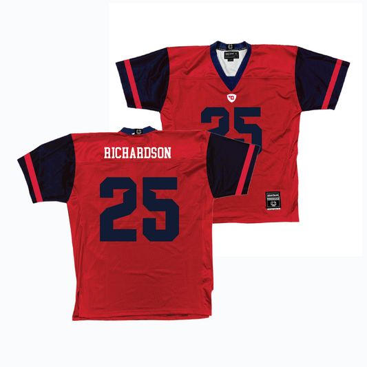 Dayton Football Red Jersey - Reece Richardson