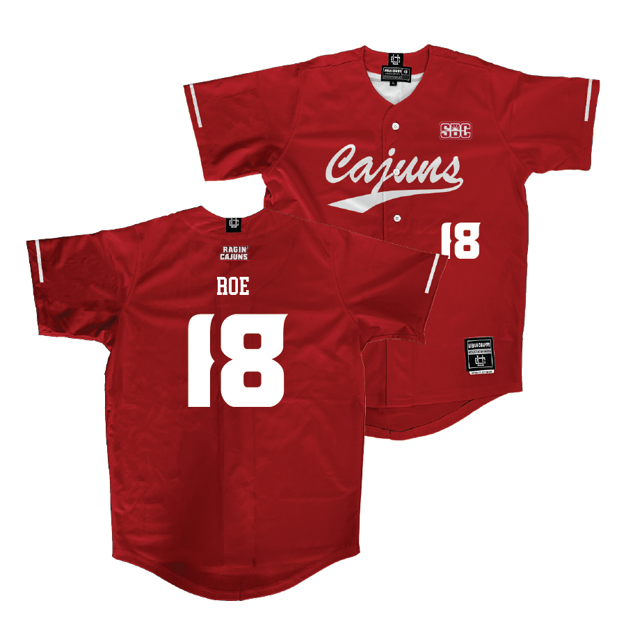 Louisiana Softball Vintage Red Jersey  - Samantha Roe